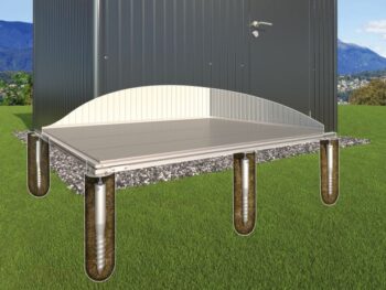 DODATKI ZA KOVINSKE HIKE BIOHORT 222X222 CM TEMELJ Z ZEMELJSKIMI VIJAKI E4